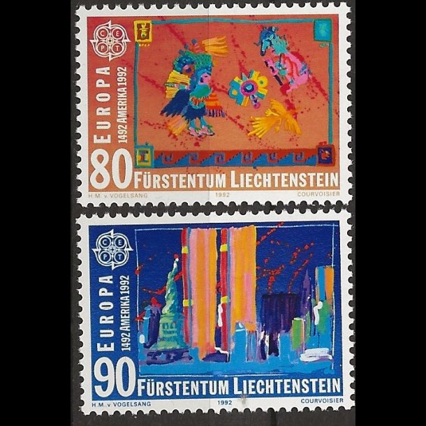 Liechtenstein postfrisk AFA nr. 1026-1027