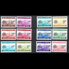 Guernsey postfrisk portom�rker AFA 18-29