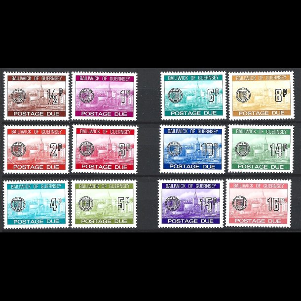 Guernsey postfrisk portom�rker AFA 18-29