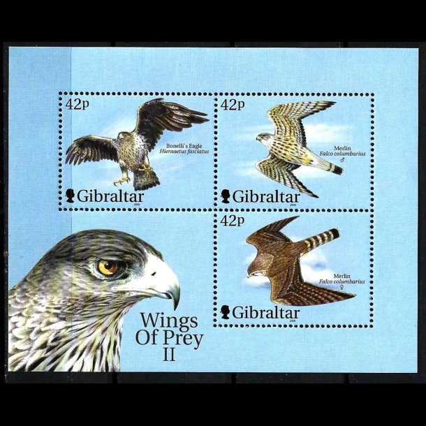 Gibraltar postfrisk AFA 939+941+943 miniark