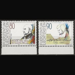 Liechtenstein postfrisk AFA nr. 1002-1003