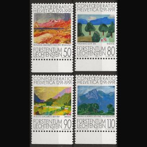Liechtenstein postfrisk AFA nr. 1006-1009