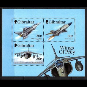 Gibraltar postfrisk AFA 881+883+885 miniark