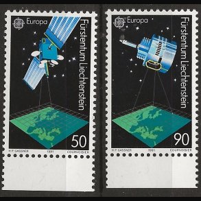 Liechtenstein postfrisk AFA nr. 1004-1005