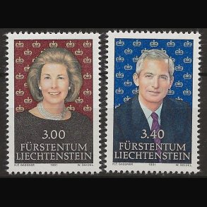 Liechtenstein postfrisk AFA nr. 1013-1014
