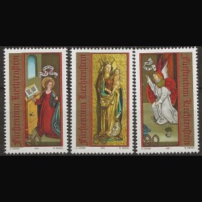 Liechtenstein postfrisk AFA nr. 1017-1019