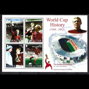 Gibraltar postfrisk AFA 1005-1008 miniark