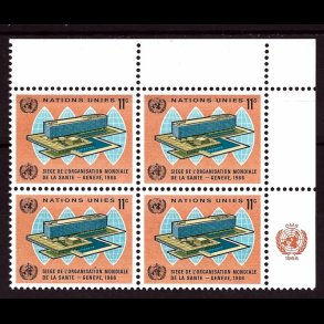 FORENEDE NATIONER POSTFRISK 4-BLOK - 275