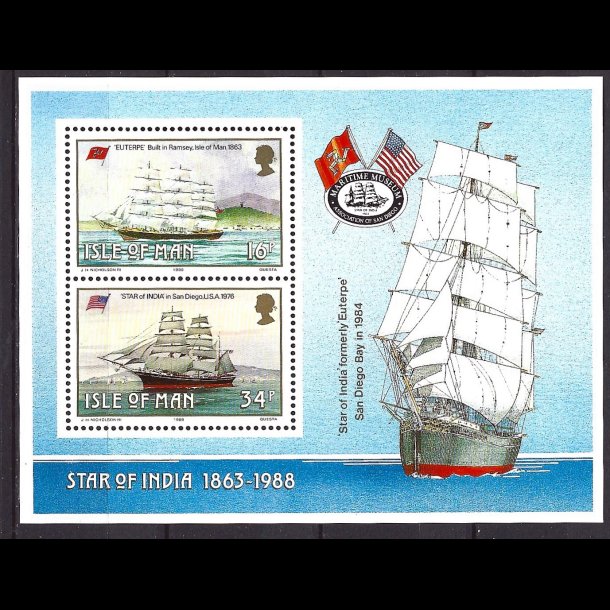 �en Man postfrisk AFA 360+363 miniark