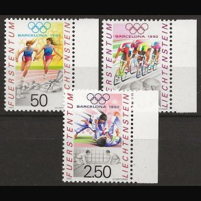 Liechtenstein postfrisk AFA nr. 1023-1025