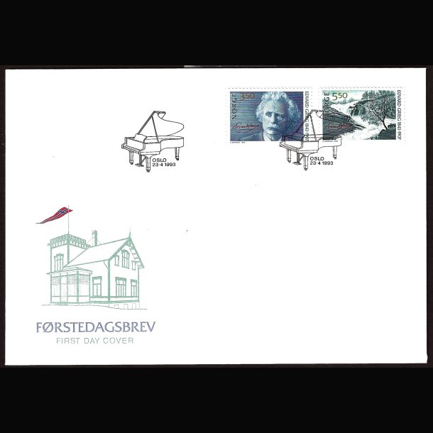 Norge FDC AFA 1123-1124