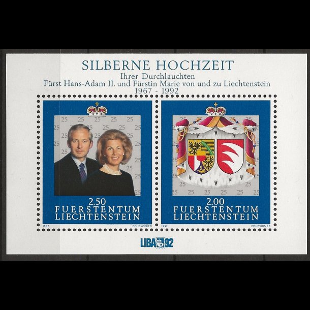 Liechtenstein postfrisk AFA nr. 1029-1030