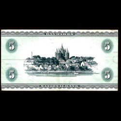 Danmark 5-kroner 1959-C1 Sieg 129 kval. 1/F 