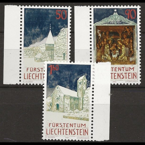 Liechtenstein postfrisk AFA nr. 1040-1042