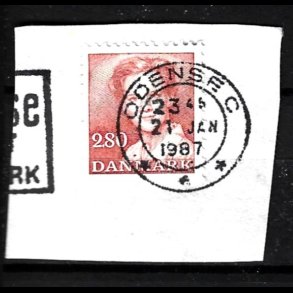 Brevklip m/bystempel Odense - 287