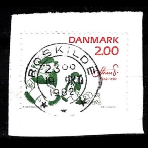 Brevklip m/bystempel Roskilde - 289