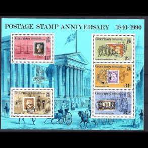 Guernsey postfrisk AFA 482-486