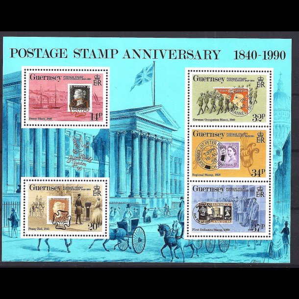 Guernsey postfrisk AFA 482-486