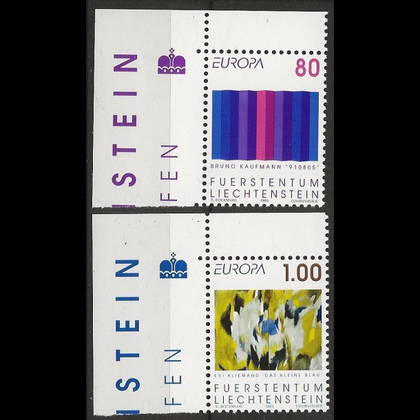 Liechtenstein postfrisk AFA nr. 1045-1046