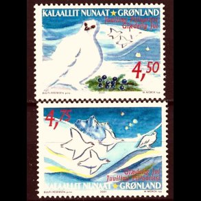 Gr�nland postfrisk AFA 383-384