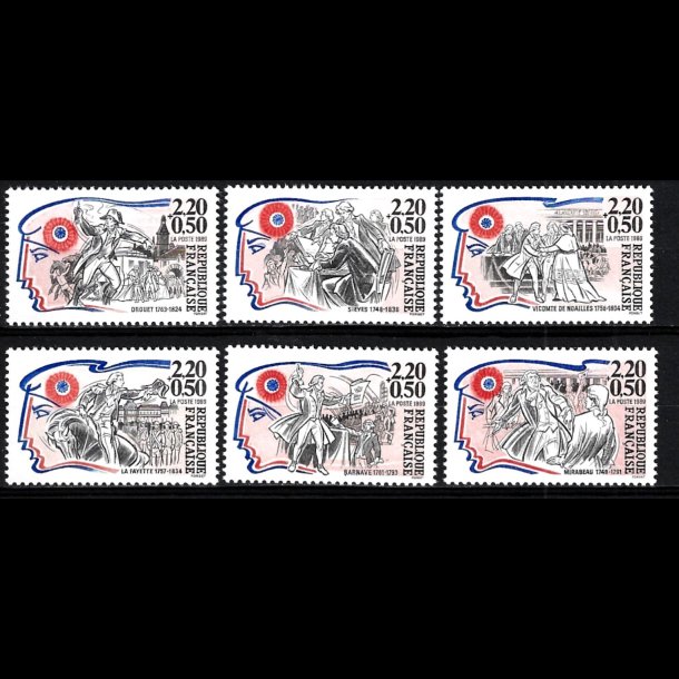 Frankrig postfrisk AFA 2792-2797