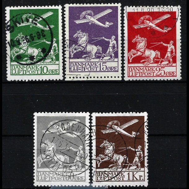 Danmark AFA 144/82 stemplet komplet s�t AFA kr. 5.100,00