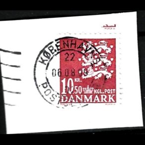 Brevklip m/bystempel K�benhavn - 291