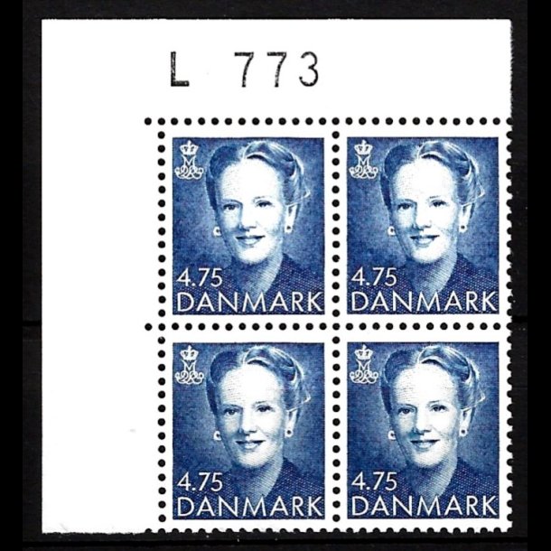 Danmark postfrisk marginalblok L773