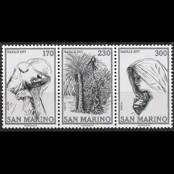 San Marino postfrisk AFA nr. 1122-1124