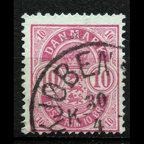 Danmark AFA 35a anilinrosa stemplet AFA 300,00 - 04