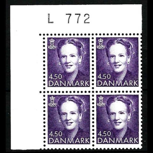 Danmark postfrisk marginalblok L772