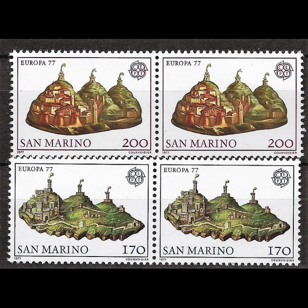 San Marino postfrisk AFA nr. 1109-1110