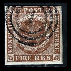 Danmark AFA 1, 4 RBS, type IIIb stemplet
