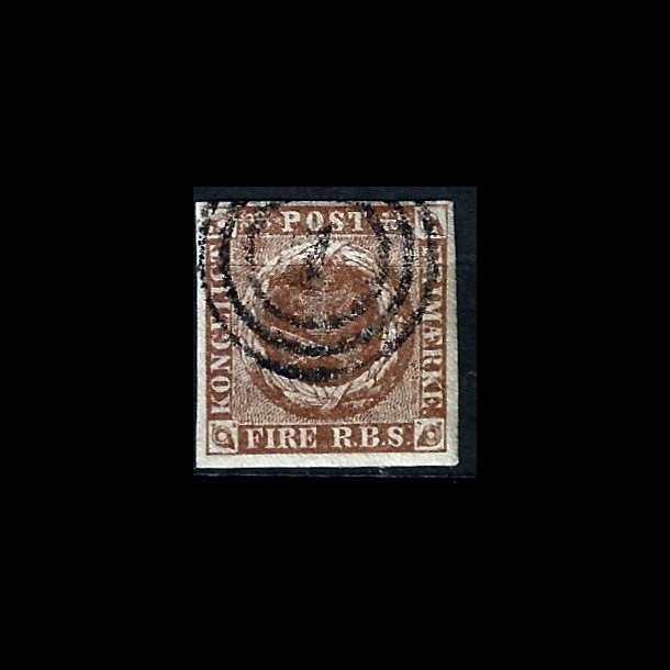 Danmark AFA 1, 4 RBS, type IIIb stemplet