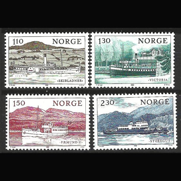 Norge postfrisk AFA 849-852