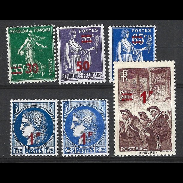 Frankrig postfrisk AFA 471-476