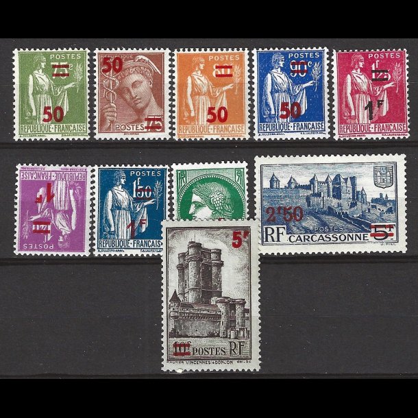 Frankrig postfrisk AFA 488-497