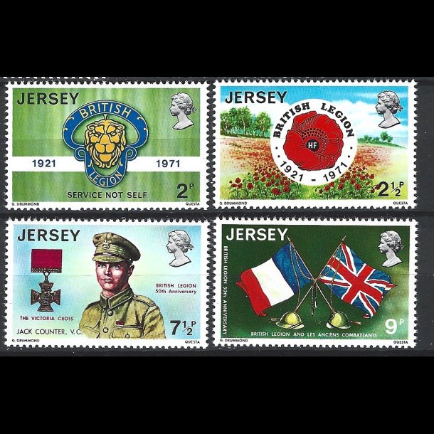 Jersey postfrisk AFA 47-50