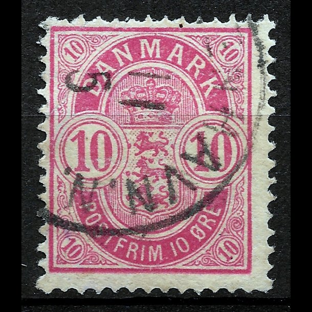 Danmark AFA 35a anilinrosa stemplet AFA 300,00 - 10