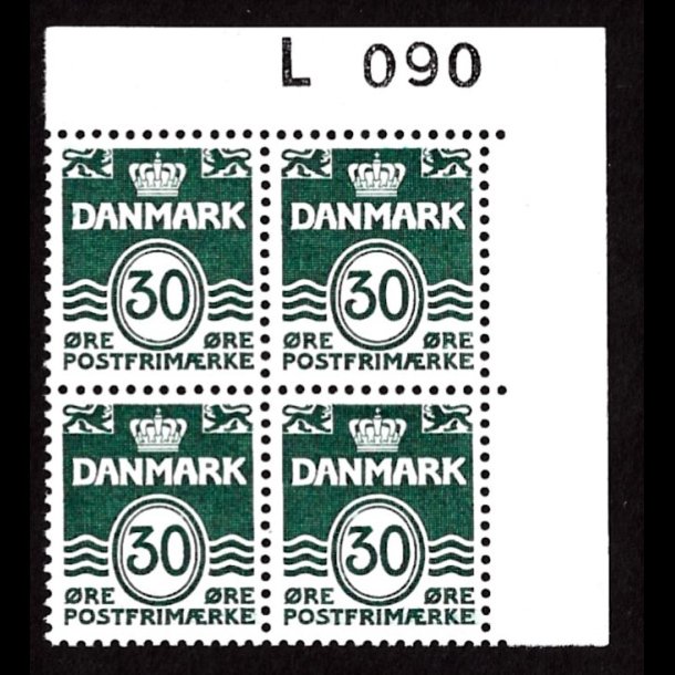 Danmark postfrisk marginalblok L090 