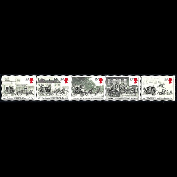 England postfrisk AFA 1101-1105 5-stribe