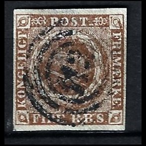 Danmark AFA 1, 4 RBS, type IIIc stemplet