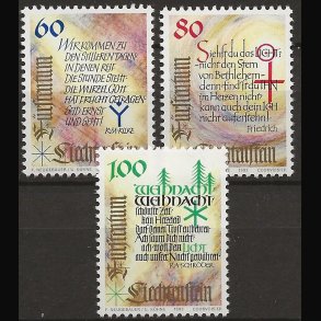Liechtenstein postfrisk AFA nr. 1066-1068