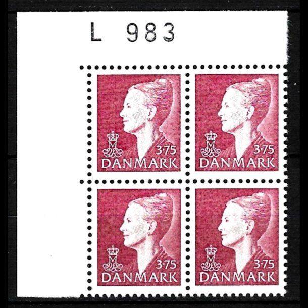 Danmark postfrisk marginalblok L983