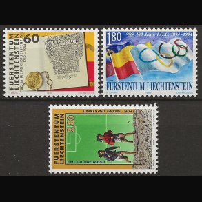 Liechtenstein postfrisk AFA nr. 1071-1073