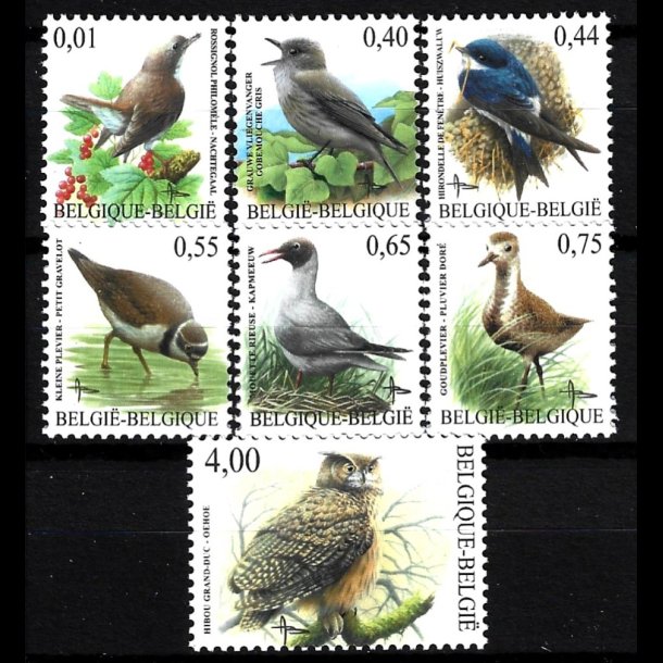 Belgien postfrisk AFA 3325-3331
