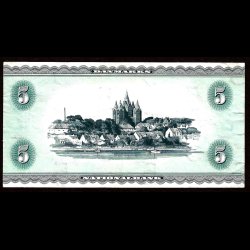 Danmark 5-kroner 1959-C1 Sieg 129 kval. 1+/VF