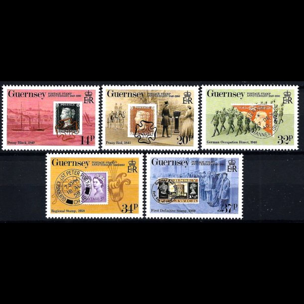 Guernsey postfrisk AFA 482-486