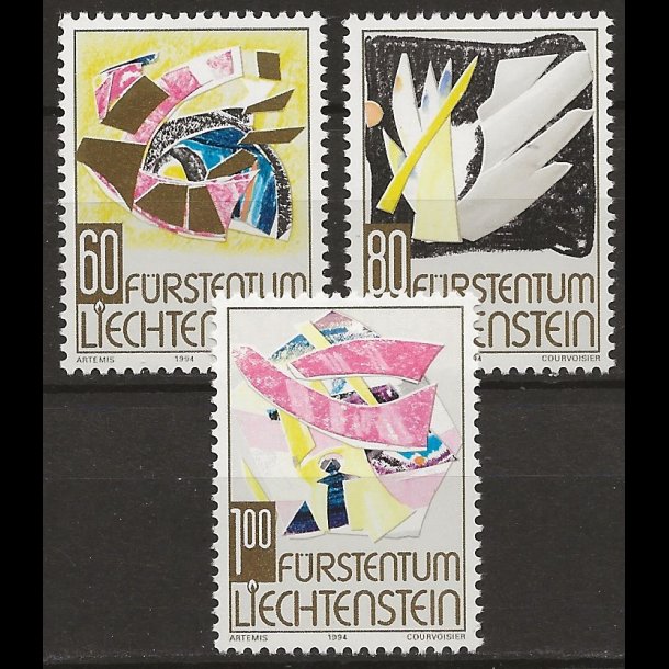 Liechtenstein postfrisk AFA nr. 1090-1092