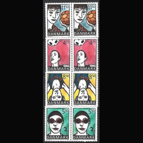 Danmark parstykker postfrisk AFA 1342-1345 s23